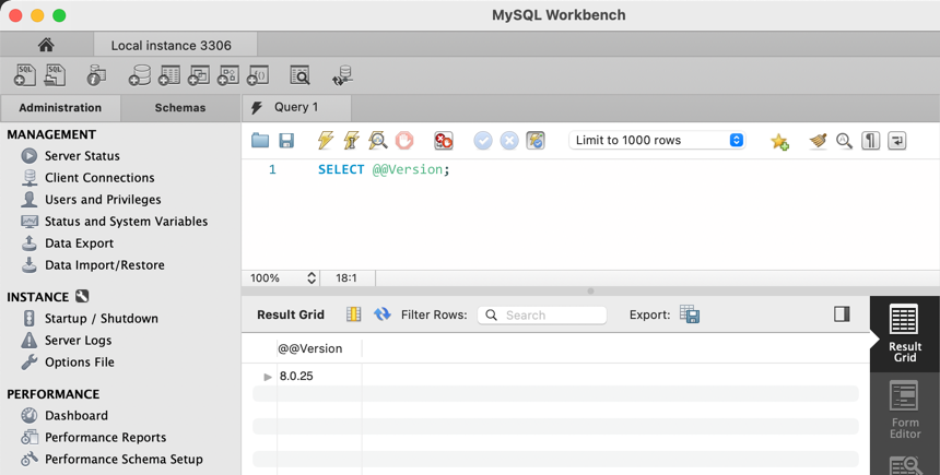 MySQL のバージョンを確認する方法 2
