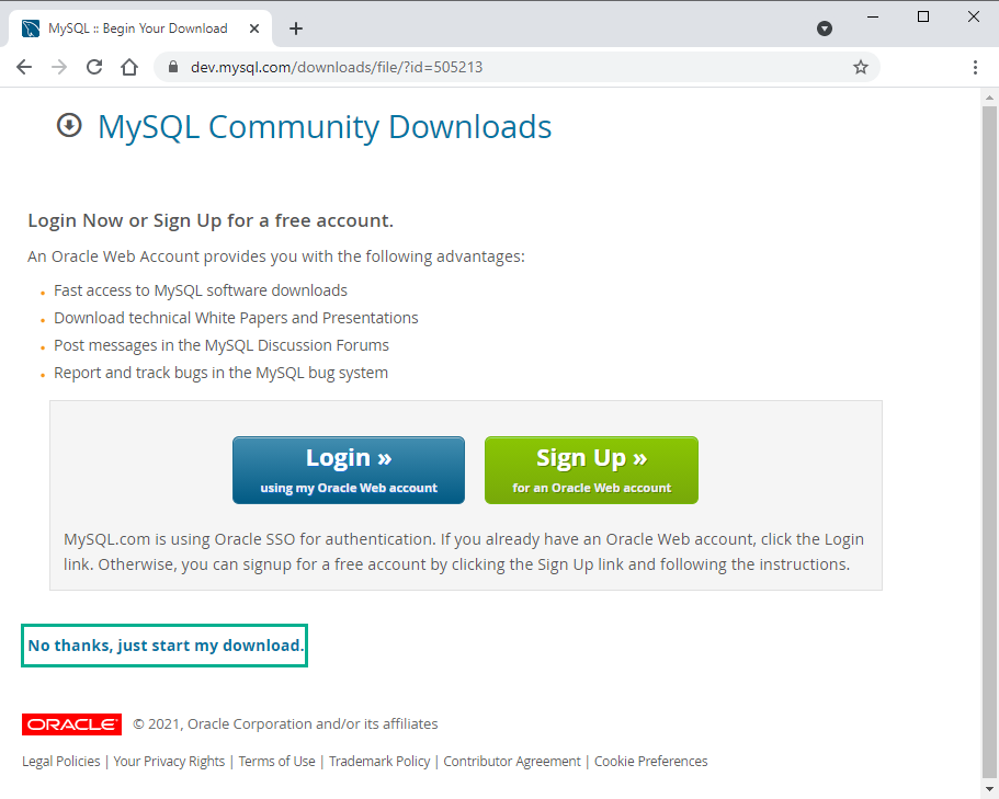 MySQL のインストール方法 - Windows 3