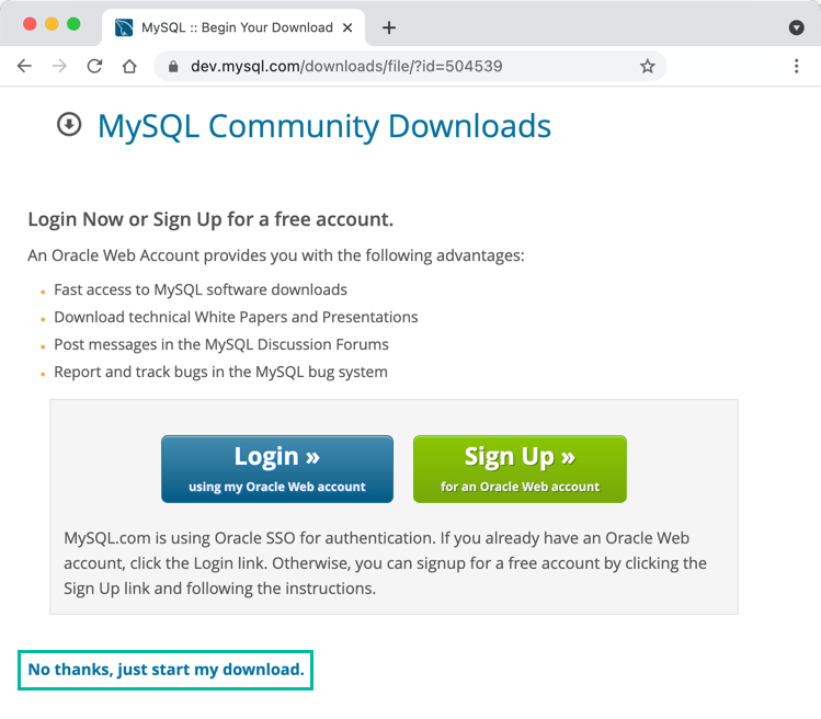 MySQL Workbench のインストール方法 - Mac 2