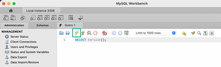 MySQL Workbench でクエリーを実行する方法 11