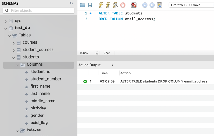 MySQL でカラムの追加・変更・削除 (ALTER TABLE) 5