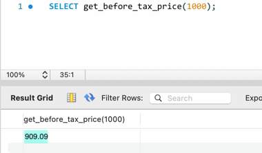 MySQL のユーザー定義関数 2