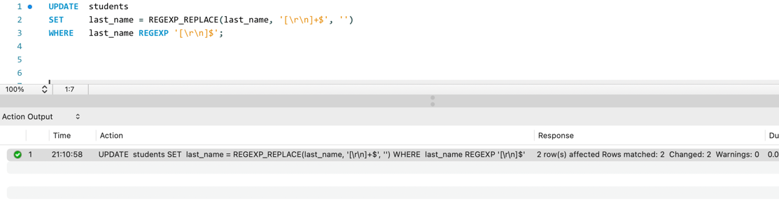 MySQLで改行を削除する方法 11