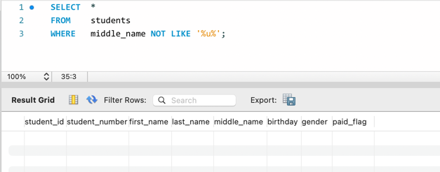 MySQL の LIKE 6