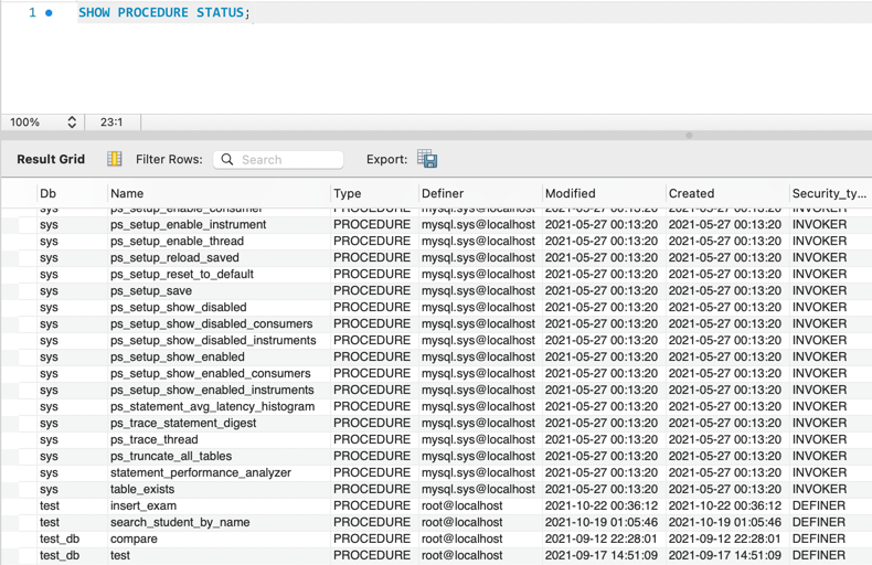 mysql 人気 ストアドプロシージャ while レコード末尾