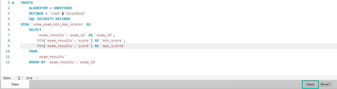 MySQL のビューの一覧を取得する 9