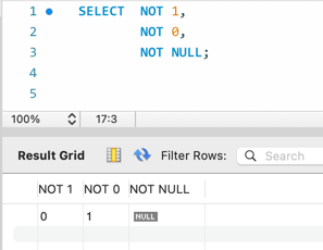 MySQL の演算子と優先順位 4