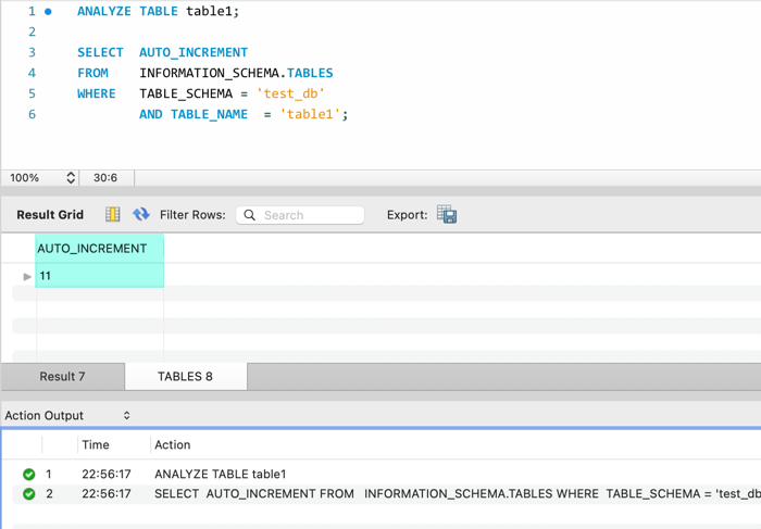 MySQL で AUTO_INCREMENT の値をリセットする方法 2